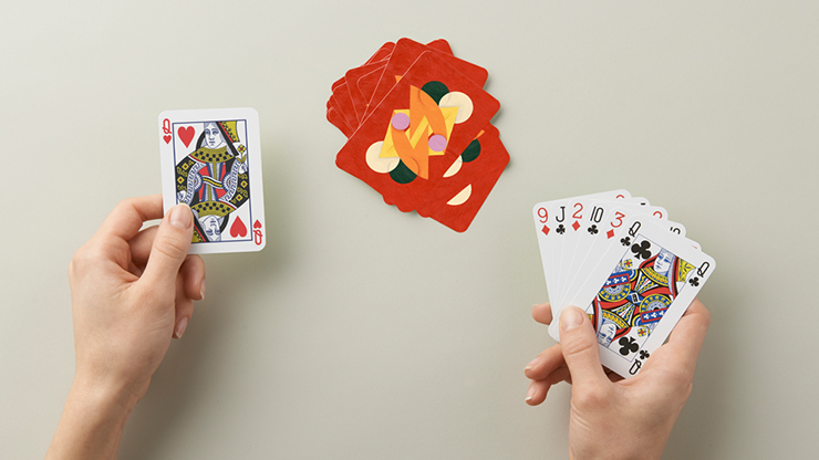 Charlie Oscar Patterson x Yolky Games Bridge Size Playing Cards Twin Set
