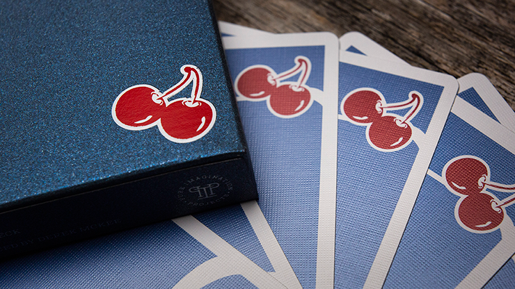 NEW Cherry Casino House Deck Playing Cards (Tahoe Blue) by Pure Imagination Projects (Only 500 decks were printed)