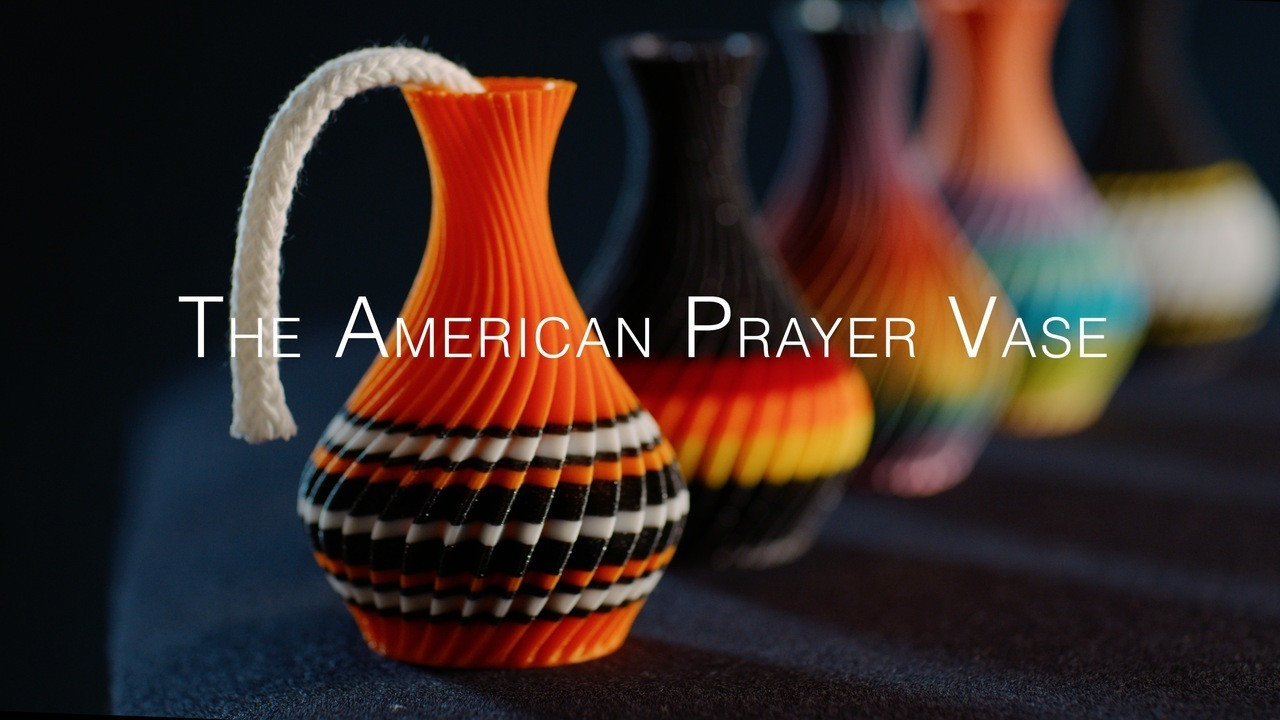 The American Prayer Vase Genie Bottle Jumbo Stage "PURPLE SPLASH" by Big Guy's Magic