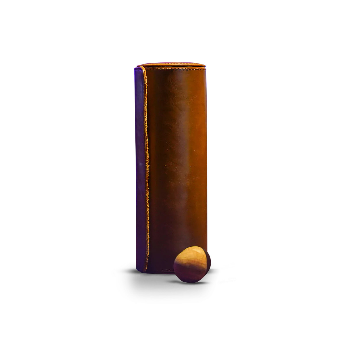 Leather Carrying Tube for Untrammelled by Wonder House & TCC
