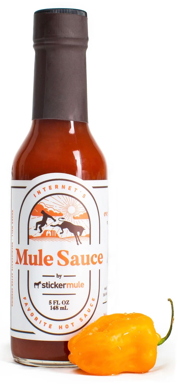 Mule Sauce Internet's & Big Guy's favorite hot sauce.