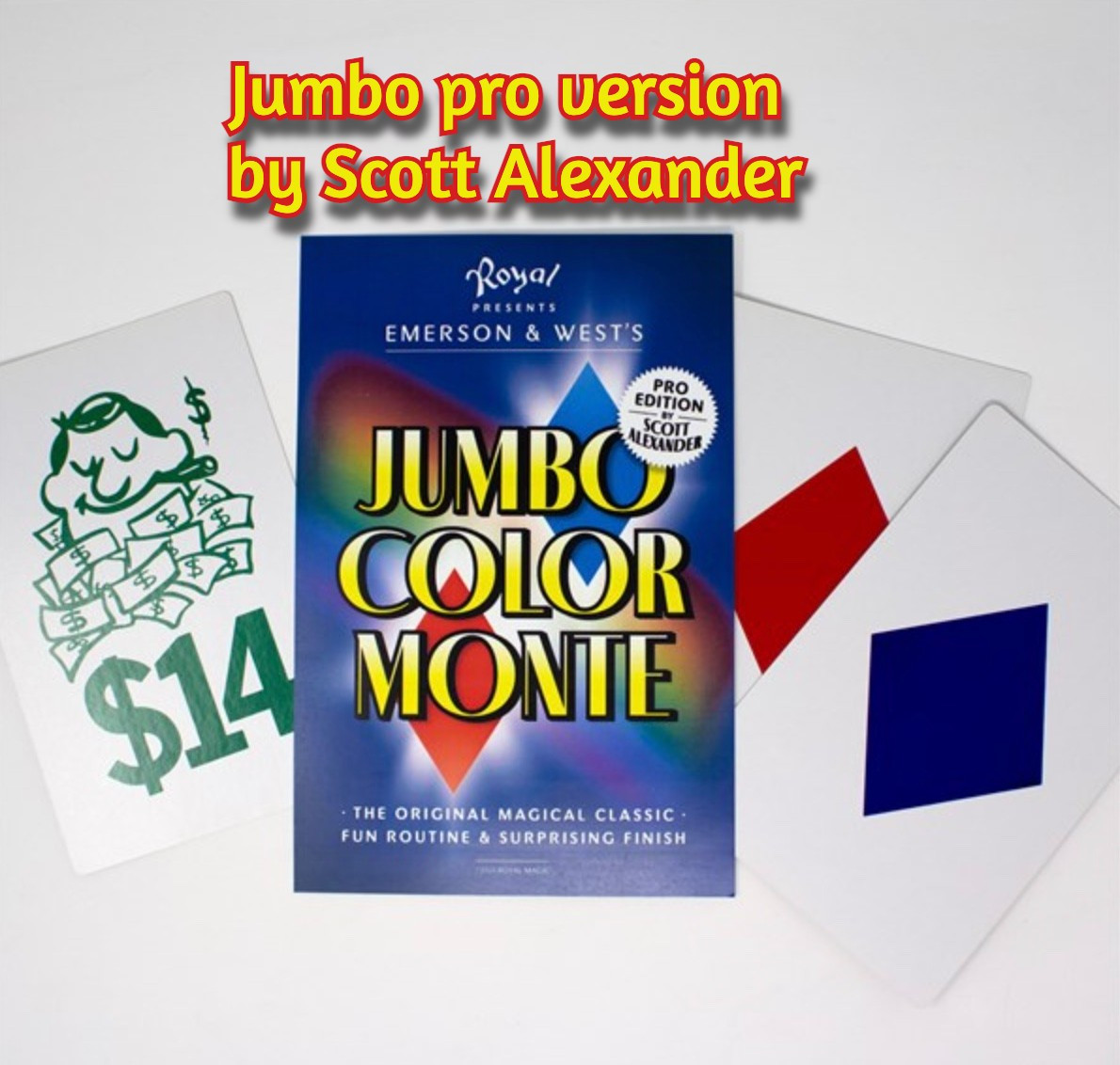 JUMBO SIZE Color Monte PRO by Scott Alexander 