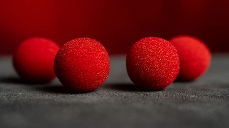 Magic Sponge Balls 50PK RED 1" by Murphy's Magic