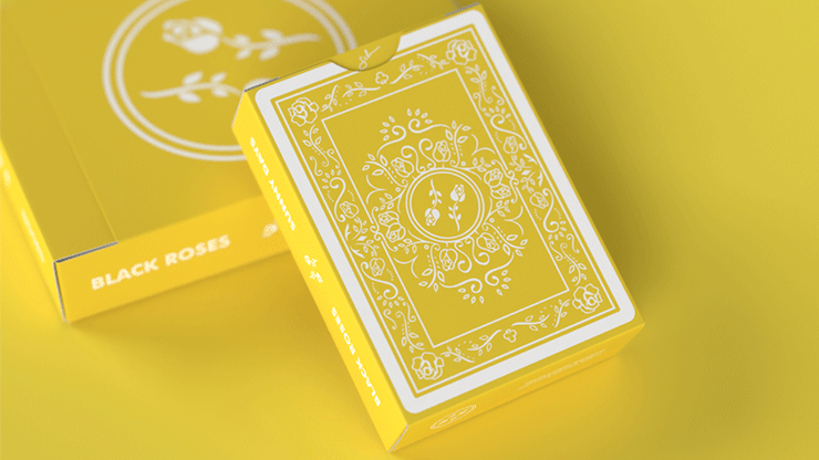 Black Roses Sunny Days Mini Playing Cards