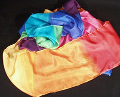 Silk - Streamer Multi, 4" x 9 ft.