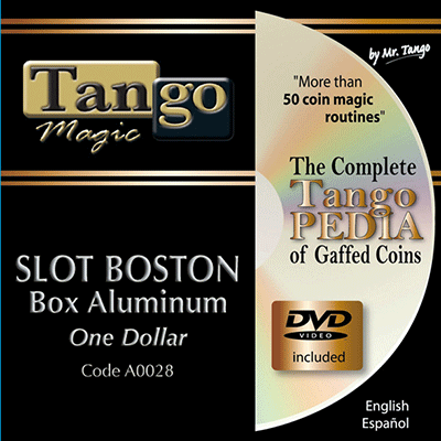 Slot Boston Coin Box Aluminum (A0028) One Dollar by Tango Magic
