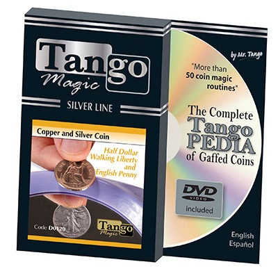 Tango Silver Line Copper and Silver Walking Liberty/English Penny (D0120) by Tango