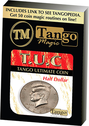 Tango Ultimate Coin (T.U.C)(D0108) Half dollar with instructional video by Tango - Trick