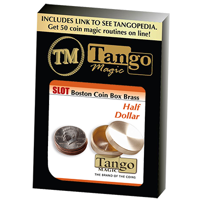 Slot Boston Box Brass half dollar (B0023)Tango-Trick
