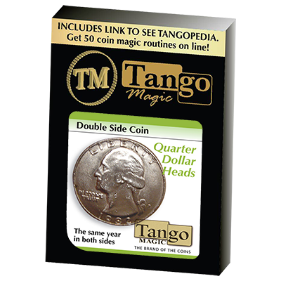 Double Side Quarter (Heads)(D0078) by Tango - Tricks