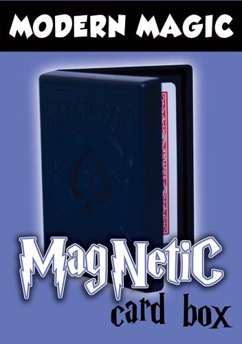 Magnetic Card Box Poker, Black - Modern