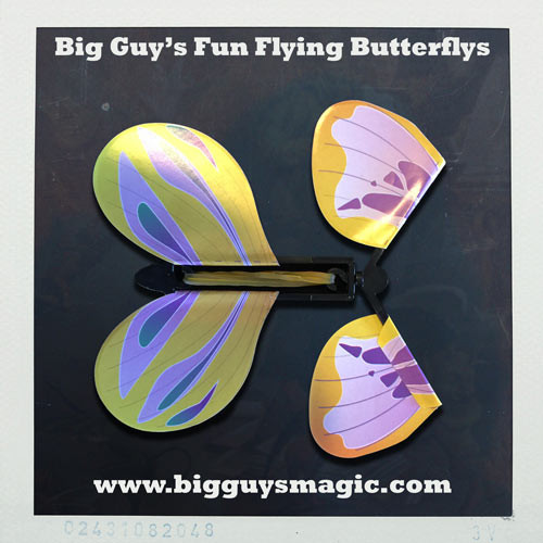 Big Guy's Fun Flying Butterflys - Purple Splash