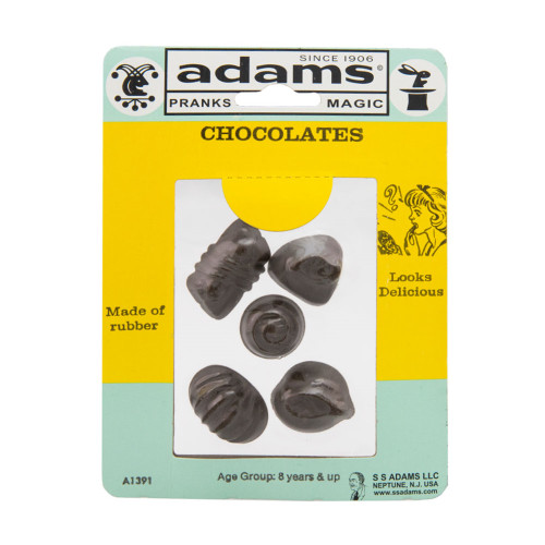 RUBBER CHOCOLATES - SS ADAMS