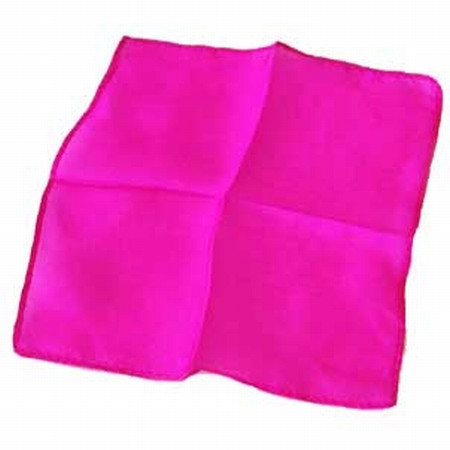 Fuchsia Pink 6 inch Colored Silks- Professional Grade (12 Pack)
