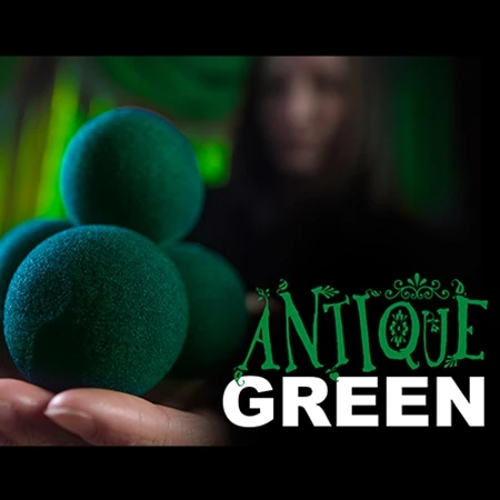 ANTIQUE GREEN SPONGE BALLS