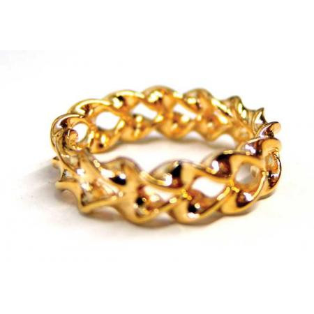 Gold Optical Illusion Ring