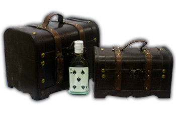 Card to Bottle Nested Boxes - 2 Piece Set