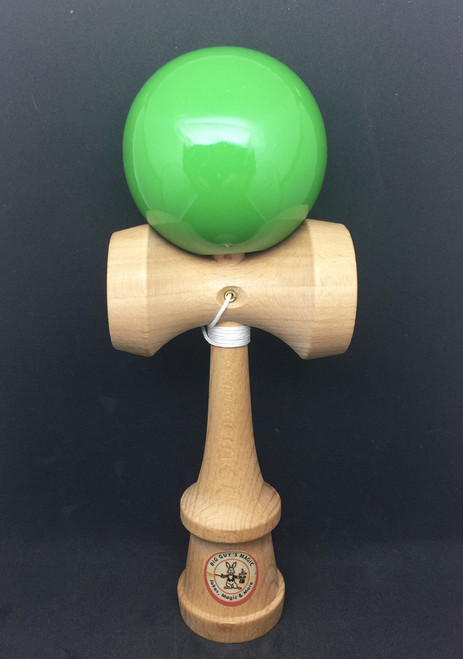 Hand Painted Kendama - GREEN By Big Guy's Magic
