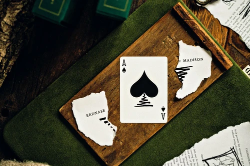 Erdnase x Madison Black Playing Cards