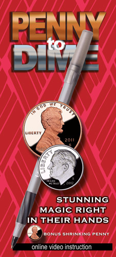 Penny to Dime w/ Pen