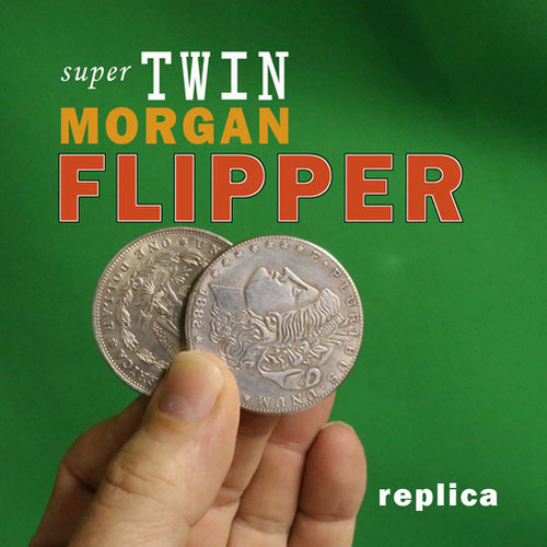 Flipper, TWIN -  Morgan Dollar, Replica
