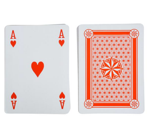 Economy JUMBO POKER CARD DECK 8.5" x 11.5"