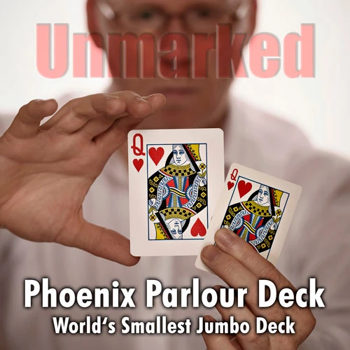 Parlour Deck MARKED (BLUE) Phoenix backs (3 x 4" / 7,5 x 10 cm).