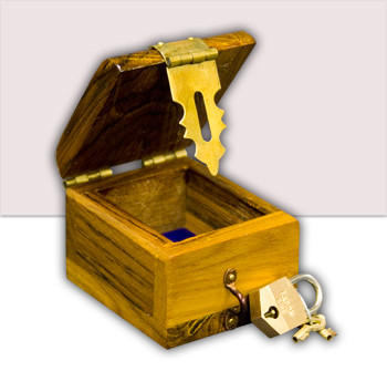 Ring Box, Mystery  - Wooden