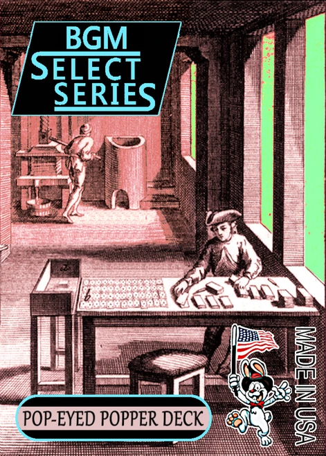 BGM Select Series Bicycle Blue Pop-Eyed Popper Deck by Big Guy's Magic