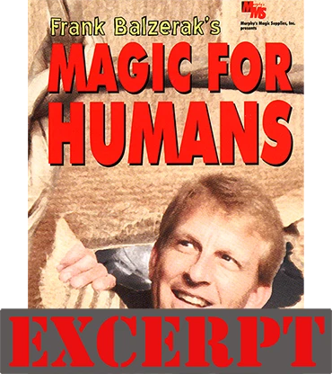 The Puzzle video DOWNLOAD (Excerpt of Magic For Humans by Frank Balzerak)