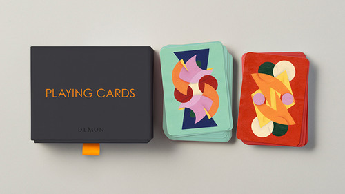 Charlie Oscar Patterson x Yolky Games Bridge Size Playing Cards Twin Set