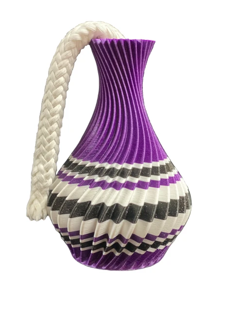 The American Prayer Vase Genie Bottle Jumbo Stage "PURPLE SPLASH" by Big Guy's Magic
