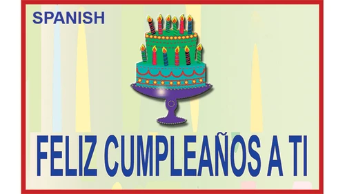 HAPPY BIRTHDAY TORN AND RESTORED (Spanish) 25 PK. by Uday's Magic World - TRICK