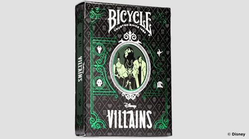 Bicycle Disney Villains (Green)  by US Playing Card Co.