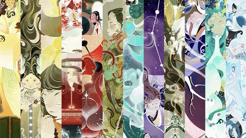 Virgo Playing Cards by WohStudio