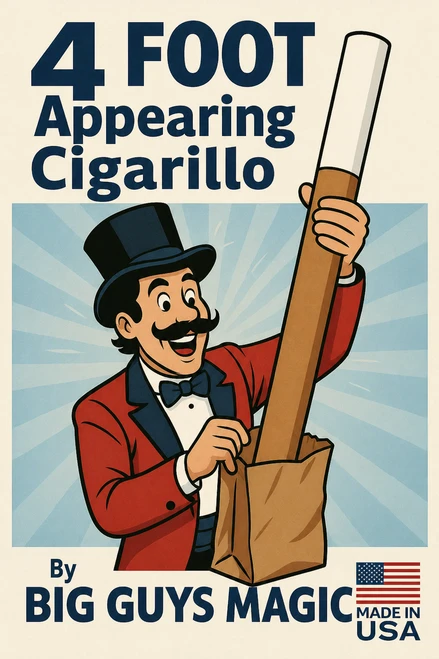 Appearing Cigarillo Pole - 4 Foot by Big Guys Magic