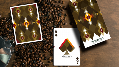 Diamon Playing Cards N° 27 Dark Roast by Dutch Card House Company