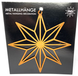 Snowflake Star Metal Ornament 