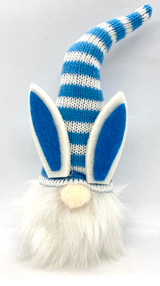 Bunny Gnome Ornament (Blue)