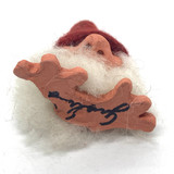 XSmall Red Gnome Handmade Swedish Wool