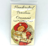 God Jul Girl Ceramic Ornament