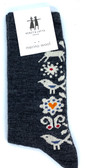 Bengt & Lotta Birds Socks (gray)