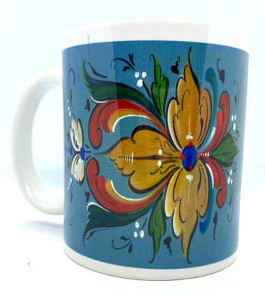 Enamel Coffee Mug Charm, Blue – EOS Designs Studio