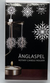 Änglaspel White Star Snowflake rotary candle holder