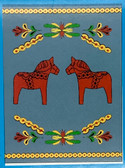 Dala Horse Kitchen Tea Towel