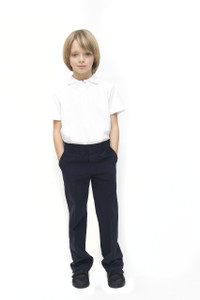 Organic School Uniform - Navy Boys Classic Fit Trousers Organic School Uniform - Navy Boys Classic Fit Trousers