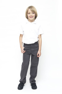 Organic School Uniform - Grey Boys Slim Fit Trousers Organic School Uniform - Grey Boys Slim Fit Trousers