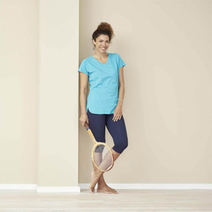 Ingrid Tee Shirt in Aqua - Living Crafts Ingrid Tee Shirt in Aqua - Living Crafts