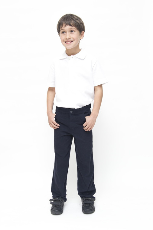 Organic School Uniform - Navy Boys Jean Style Trousers