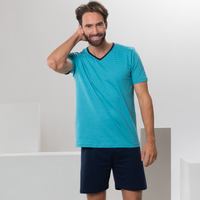 Organic Short Pyjamas in Turquoise - Living Crafts